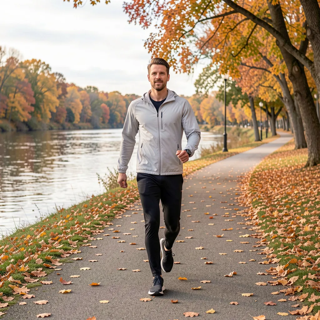 Outdoor walking exercise